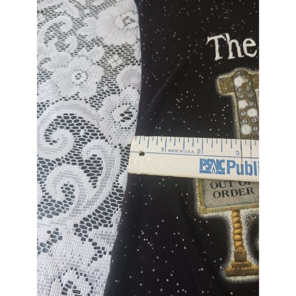 The Twilight Zone Tower Of Terror Fitted V-Neck Cotton T-Shirt - Picture 9 of 12